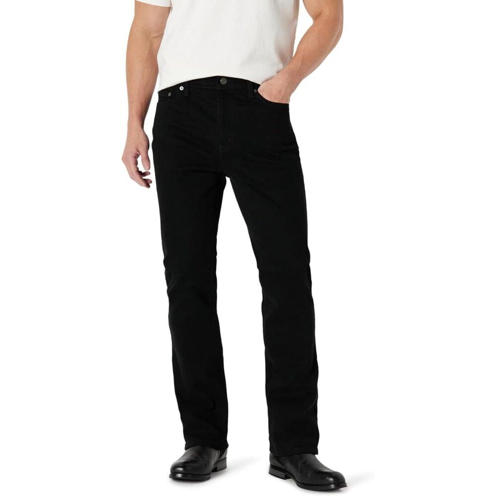 Brand New Amazon Essentials Men’s Low-Stretch Slim-Fit Bootcut Black Jeans